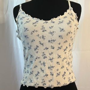 Dainty Floral Hollister Tank Top